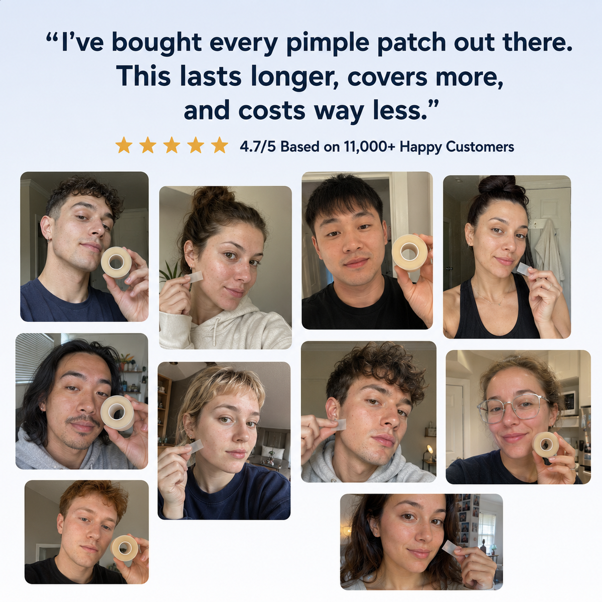 Hydrocolloid Acne Patch Roll